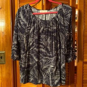 Light summer shirt.  Flair sleeves.  Michael Kors